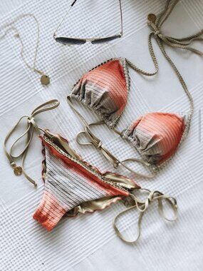 Brand New Luli Fama reversible bikini